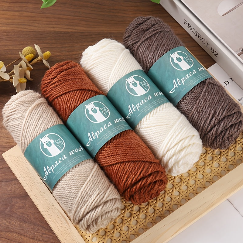 Charm Elves Alpaca Wool Yarn For Hand Knit Projects