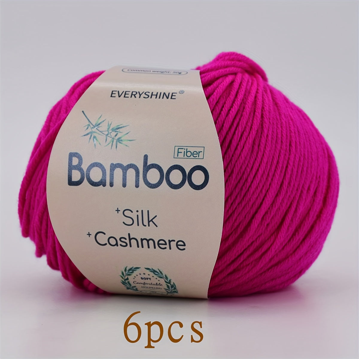 Bamboo Silk Blend Yarn Soft Breathable For Knitting