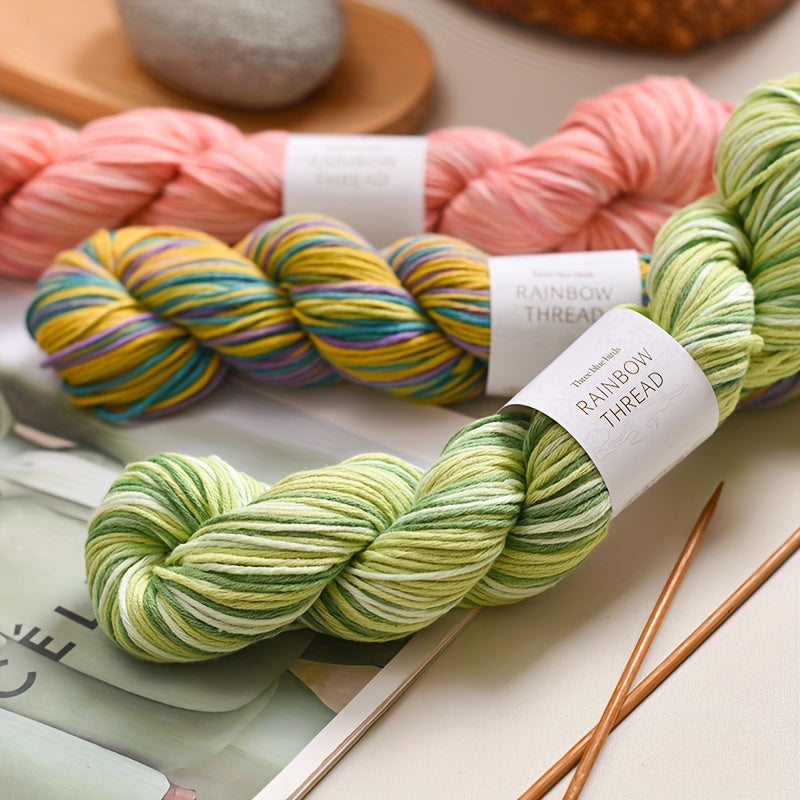 Gradient Silk Yarn Set Of 3 For Knitting Sweaters Shawls