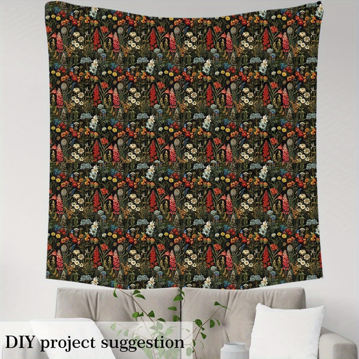 Erosebridal Florals Polyester Upholstery Fabric By The Yard
