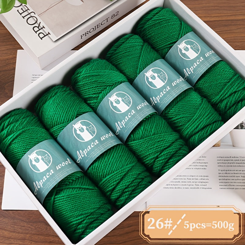 Charm Elves Alpaca Wool Yarn For Hand Knit Projects