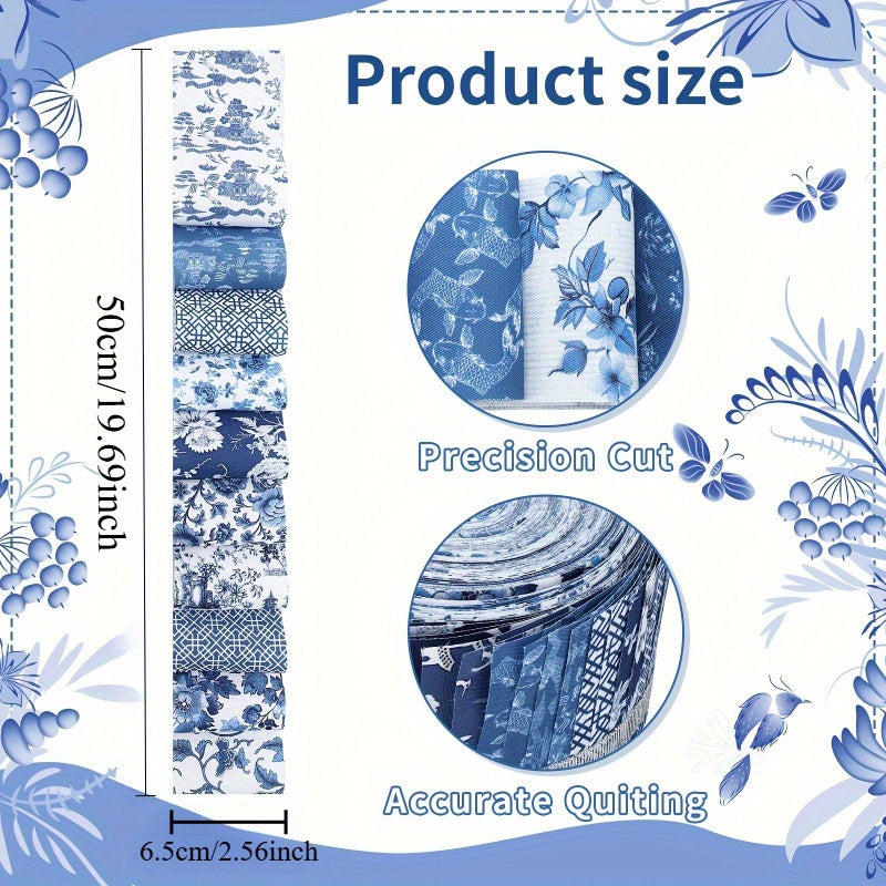 Chinoiserie Jelly Fabric Roll Precut Patchwork For DIY