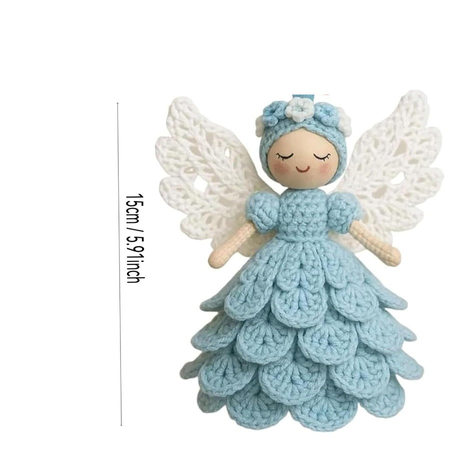 Crochet Angel Kit Amigurumi Ornament For Christmas Decor