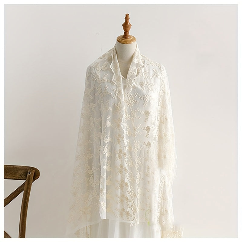 High End Mesh Embroidery Fabric Lace For Wedding Dress DIY
