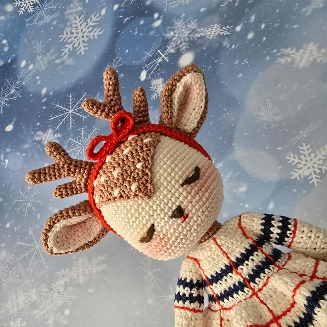 Complete Crochet Kit Deer Starry Night Elf Doll Yarn Guide