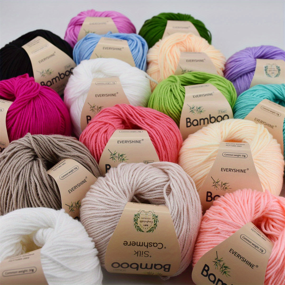 Bamboo Silk Blend Yarn Soft Breathable For Knitting