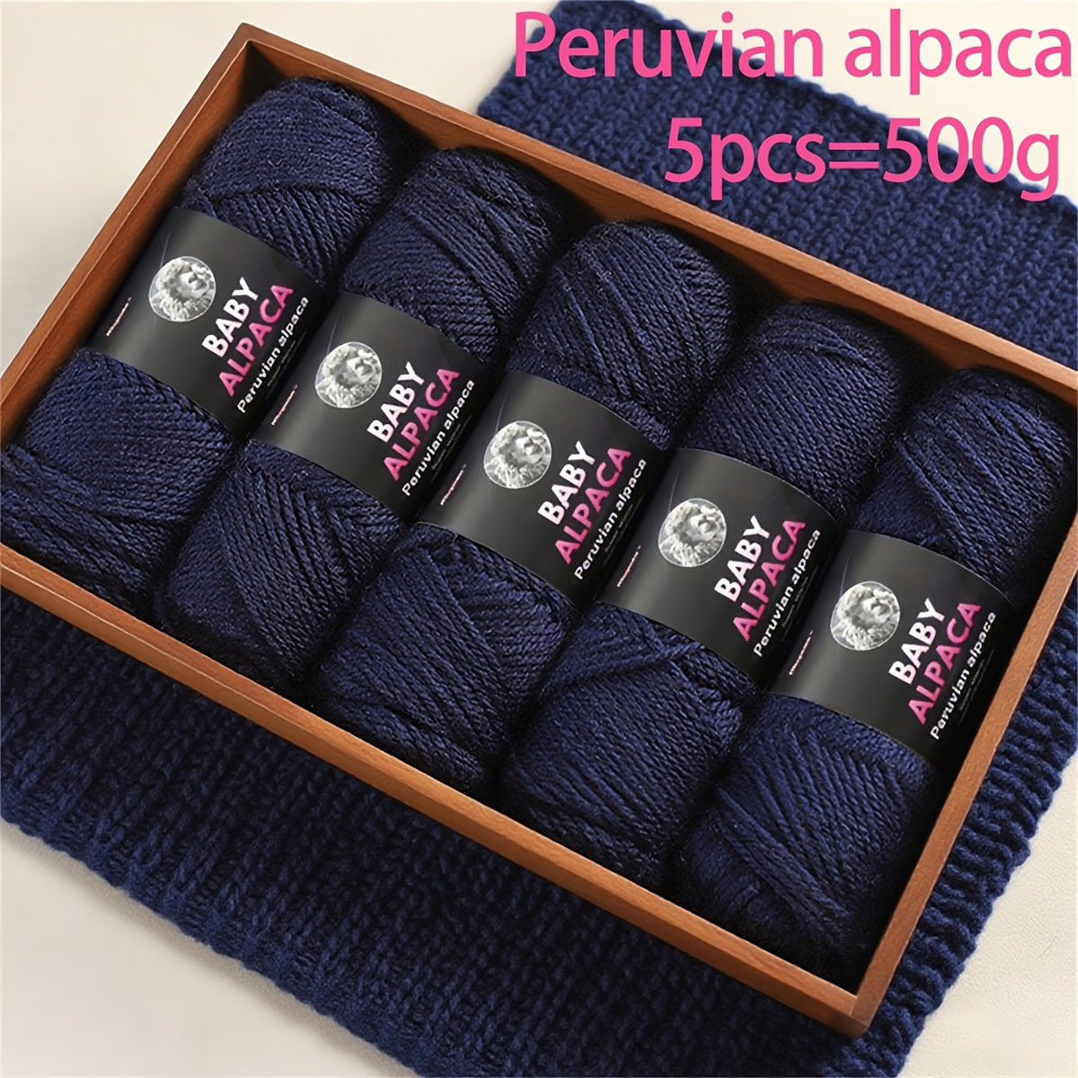 Alpaca Wool Yarn Ultra Soft and Warm for Knitting Projects