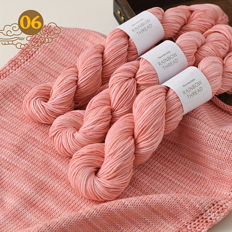 Gradient Silk Yarn Set Of 3 For Knitting Sweaters Shawls