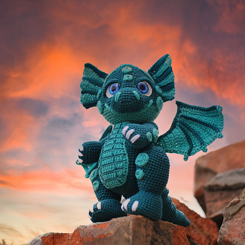 Animal Crochet Kit for Beginners Dragon DIY with Tutorials