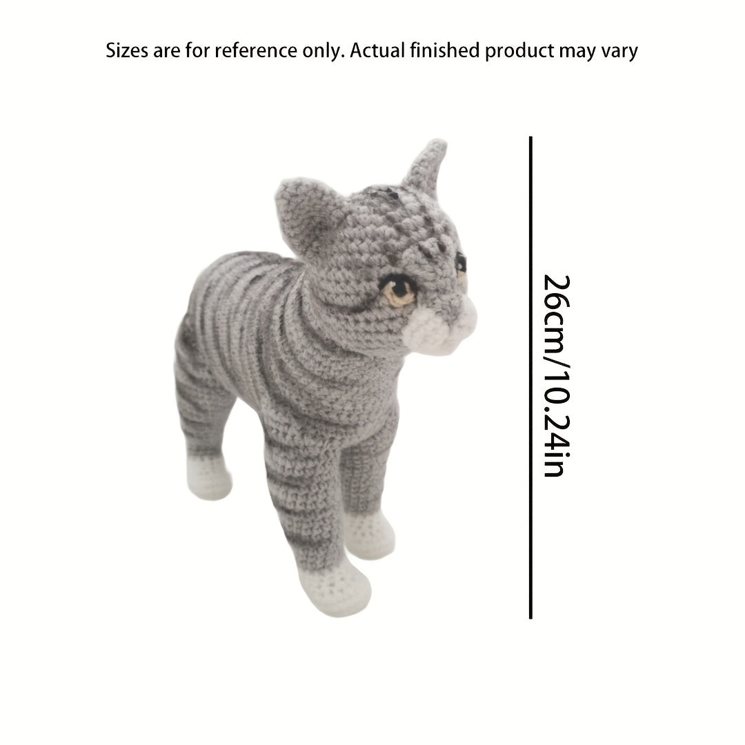 Calico Cat Crochet Kit With Video Tutorial Amigurumi Set