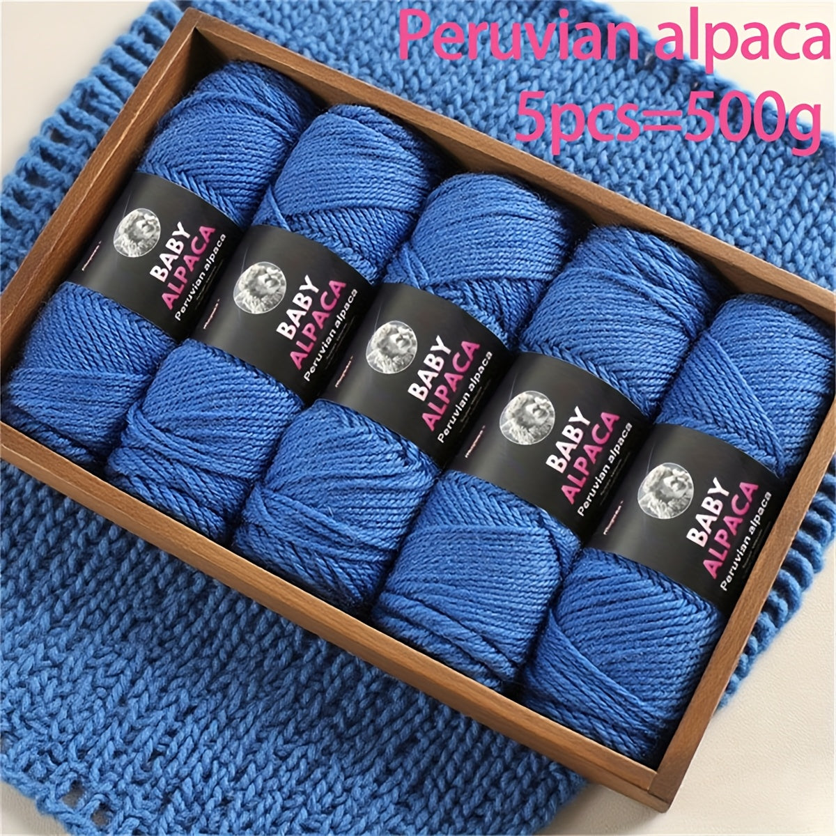 Alpaca Wool Yarn Ultra Soft and Warm for Knitting Projects