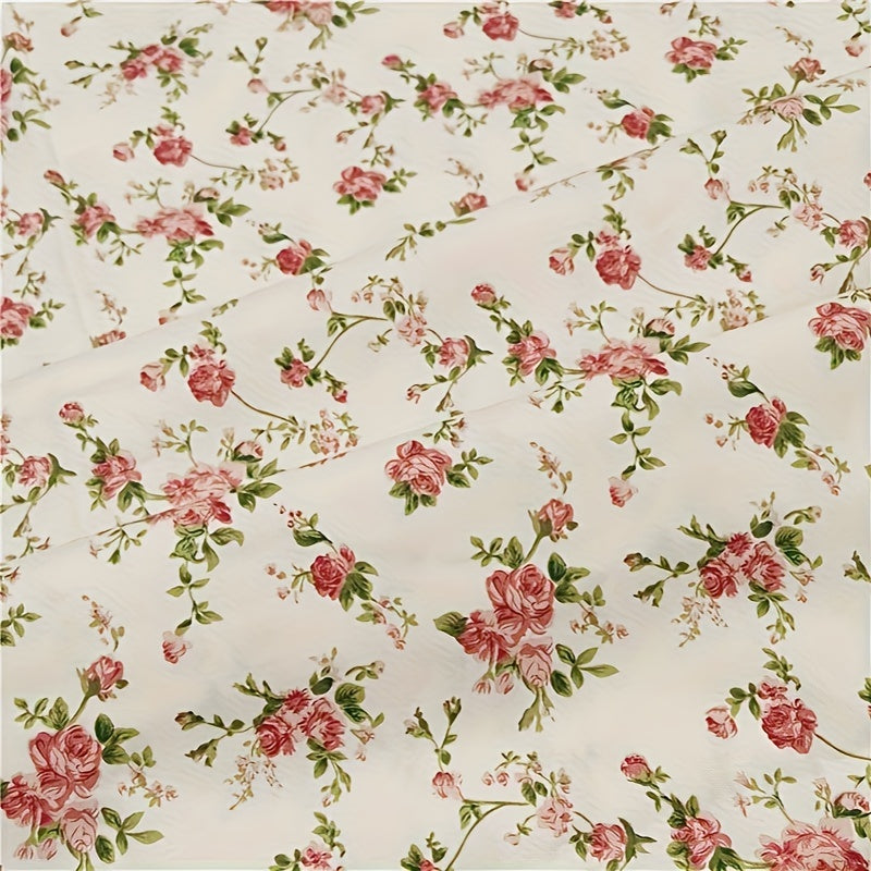 Floral Print Cotton Precut Fabric For Sewing Quilting