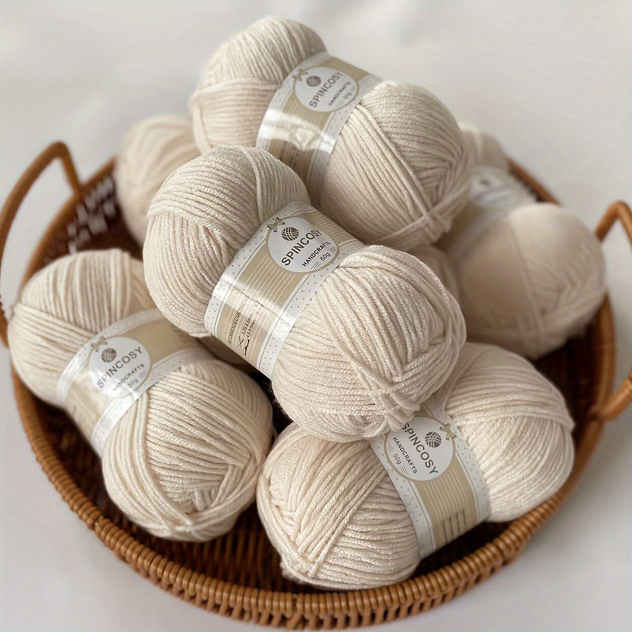 Six Pack 4 Layer Handwoven Crochet Yarn 100 Percent Acrylic
