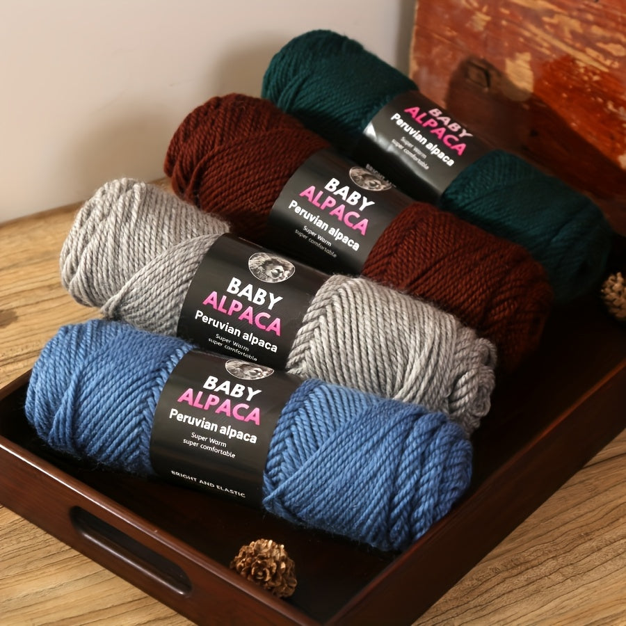 Alpaca Wool Yarn Ultra Soft and Warm for Knitting Projects