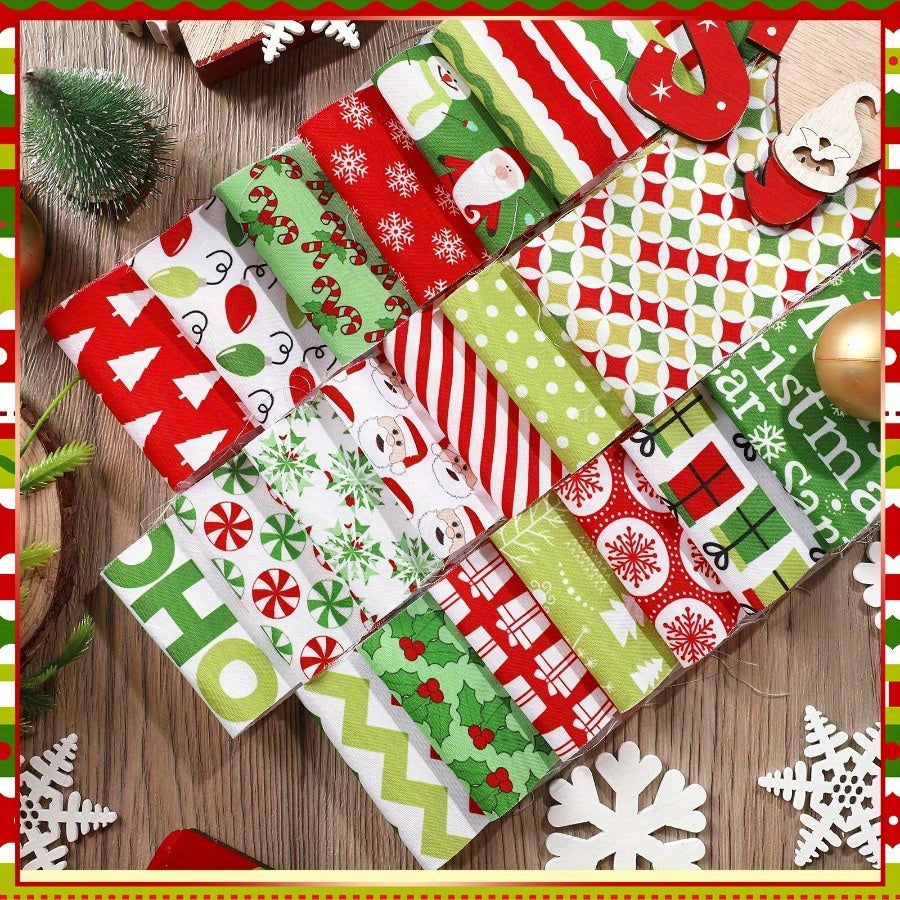 Vibrant Stitching Cloths 40 Pieces Pre Cut Squares