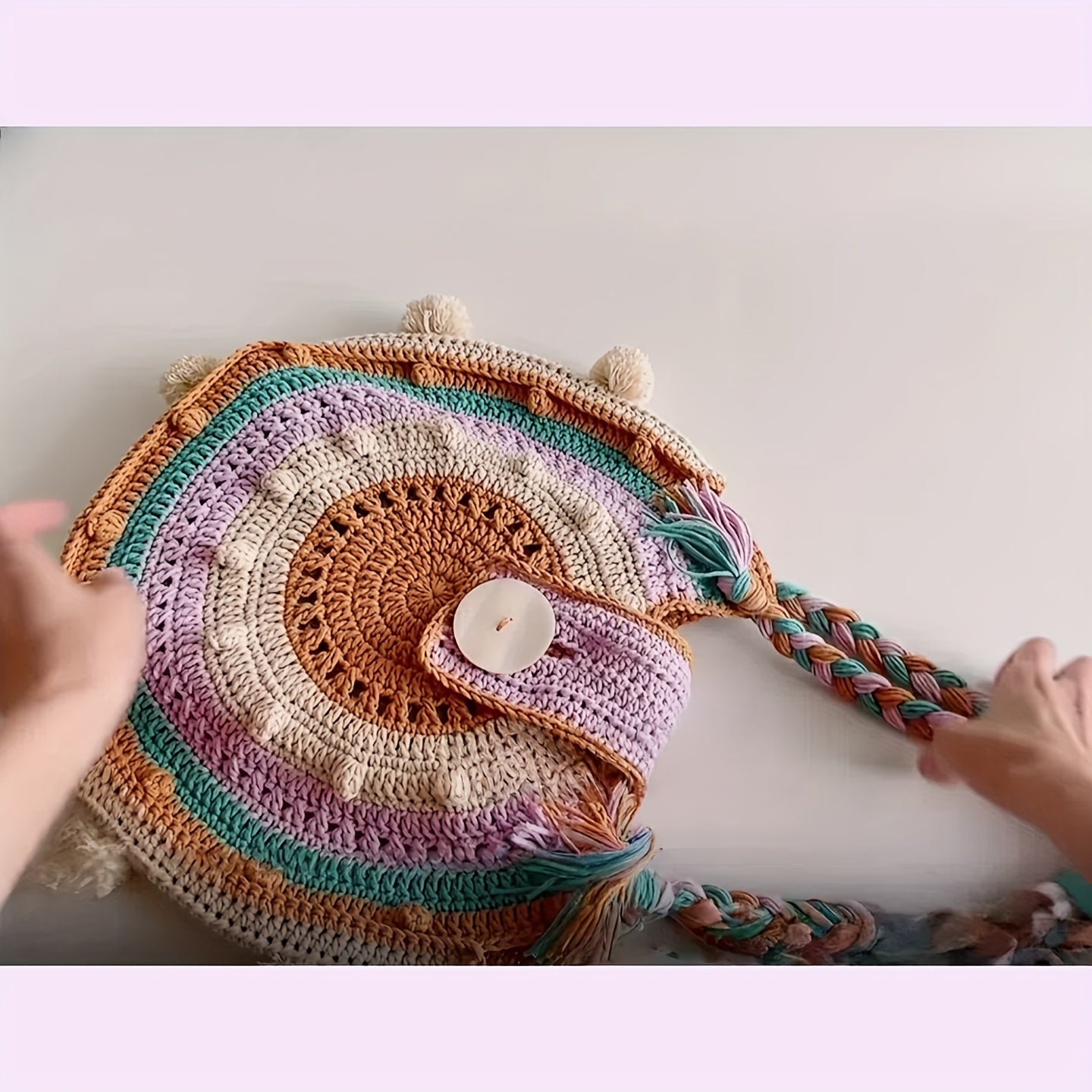 Boho Crochet Bag Making Kit With All Materials Included