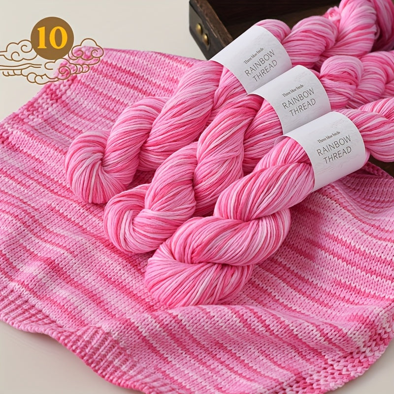 Gradient Silk Yarn Set Of 3 For Knitting Sweaters Shawls