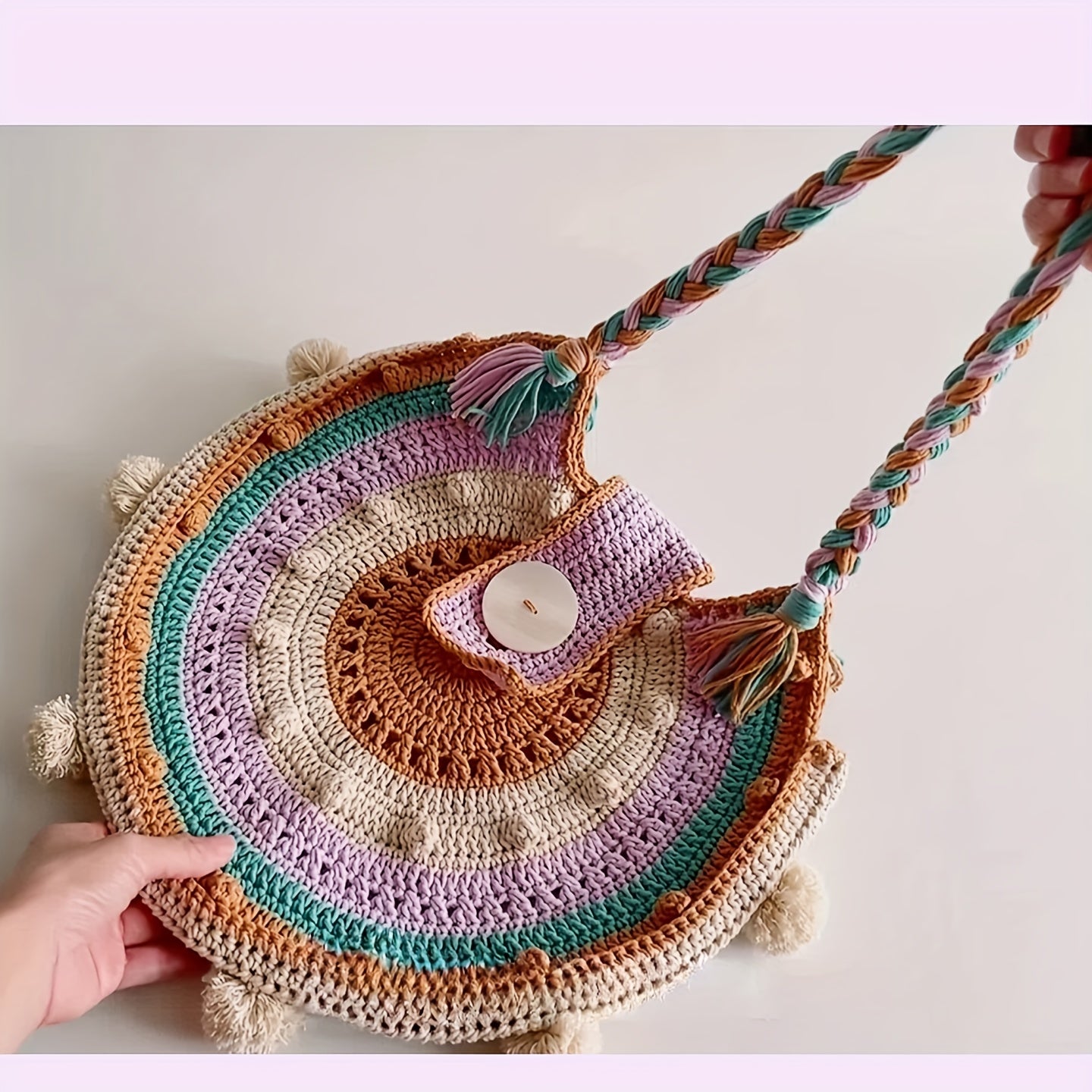 Boho Crochet Bag Making Kit With All Materials Included