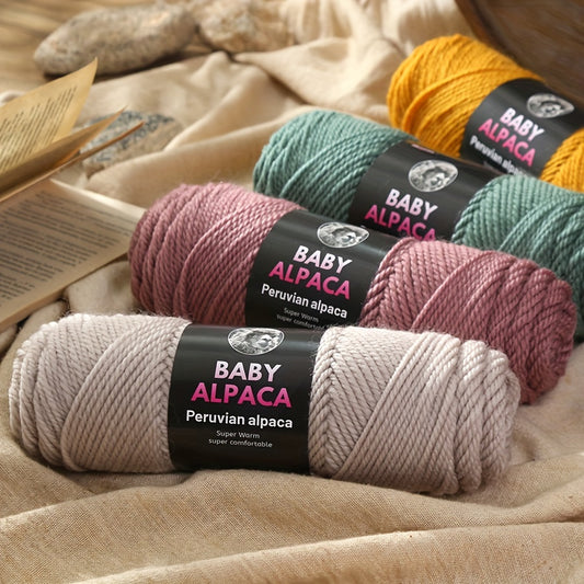 Alpaca Velvet Yarn 95 Alpaca 5 Acrylic Hand Woven Soft