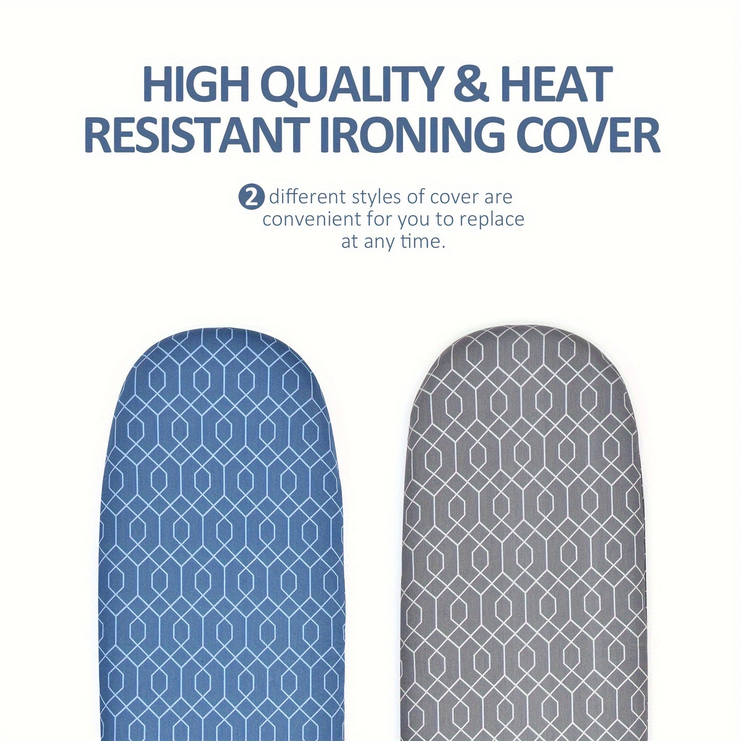 TOOLF Foldable Ironing Board With Heat Resistant Cover