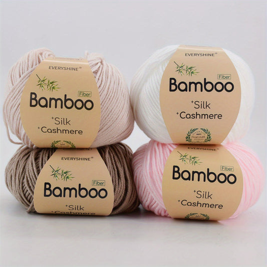 Bamboo Silk Blend Yarn Soft Breathable For Knitting