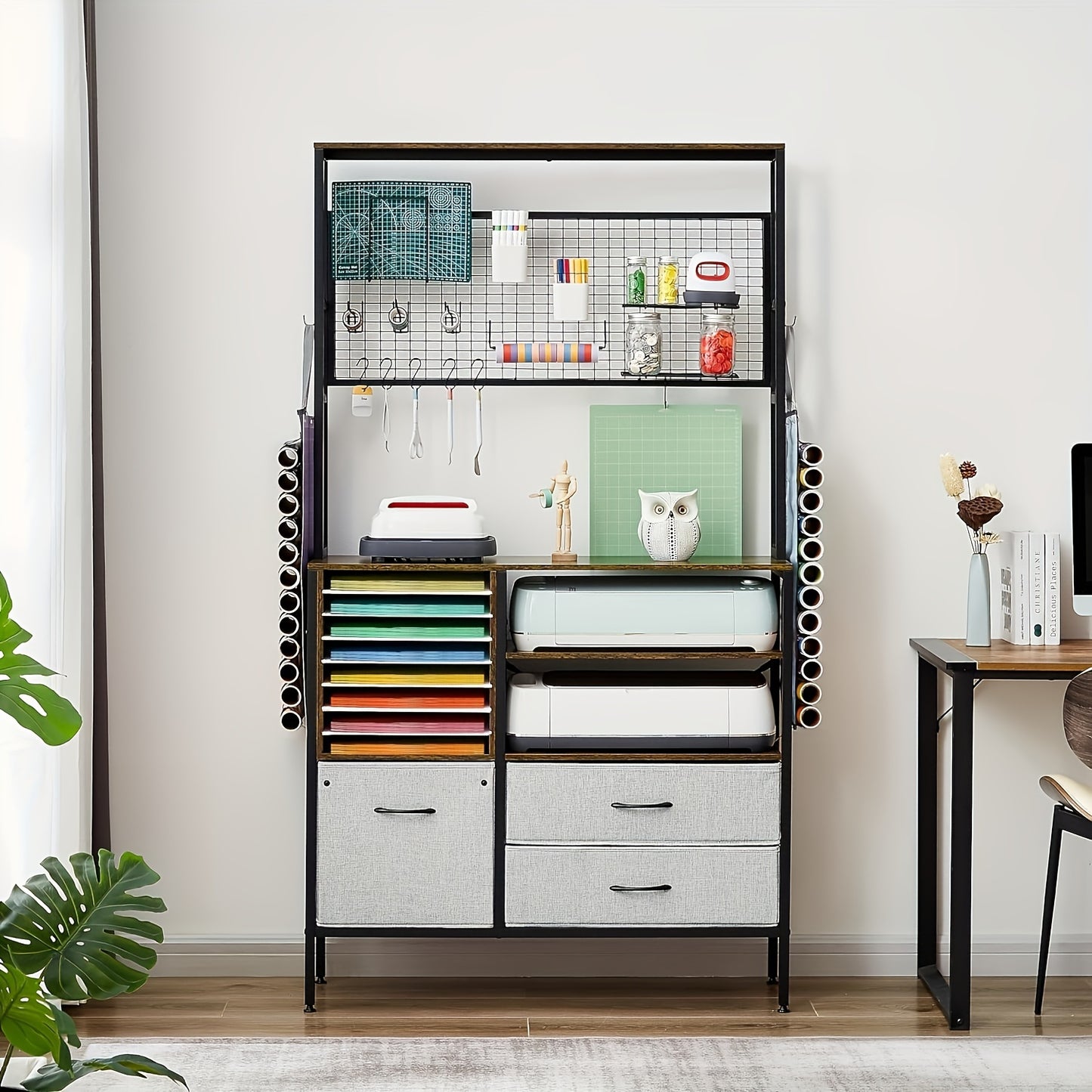 Craft Cabinet Organization And Storage For Craft Room