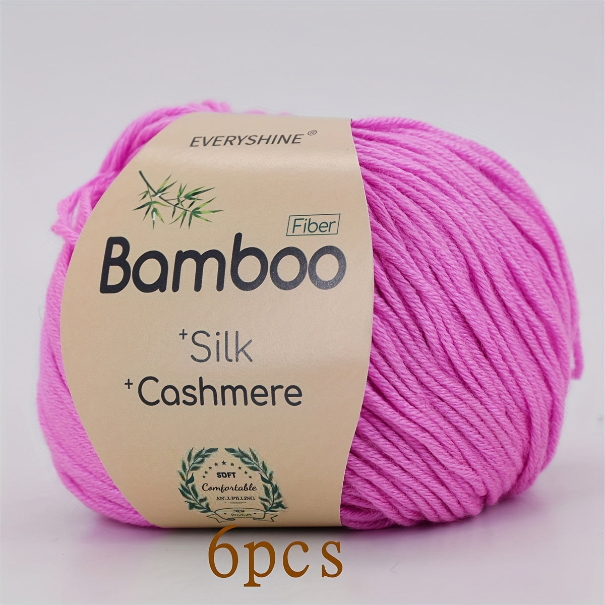 Bamboo Silk Blend Yarn Soft Breathable For Knitting