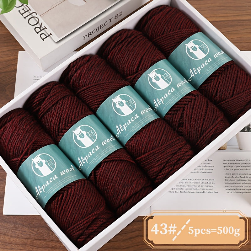 Charm Elves Alpaca Wool Yarn For Hand Knit Projects