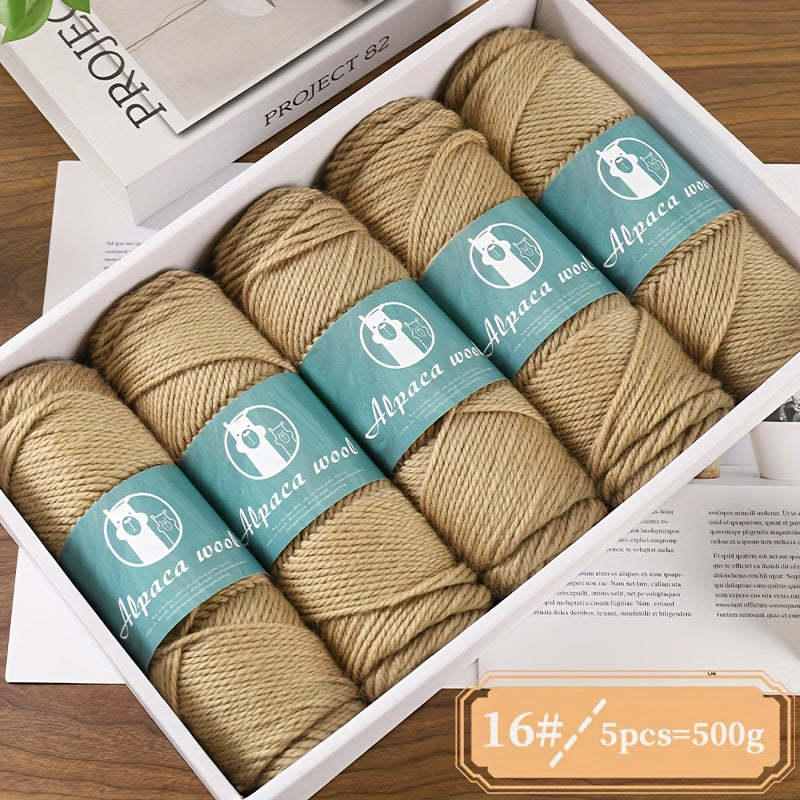 Charm Elves Alpaca Wool Yarn For Hand Knit Projects