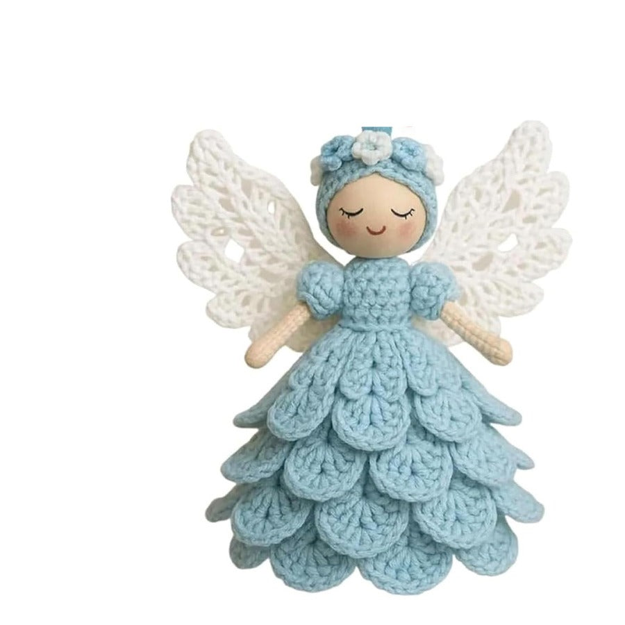 Crochet Angel Kit Amigurumi Ornament For Christmas Decor