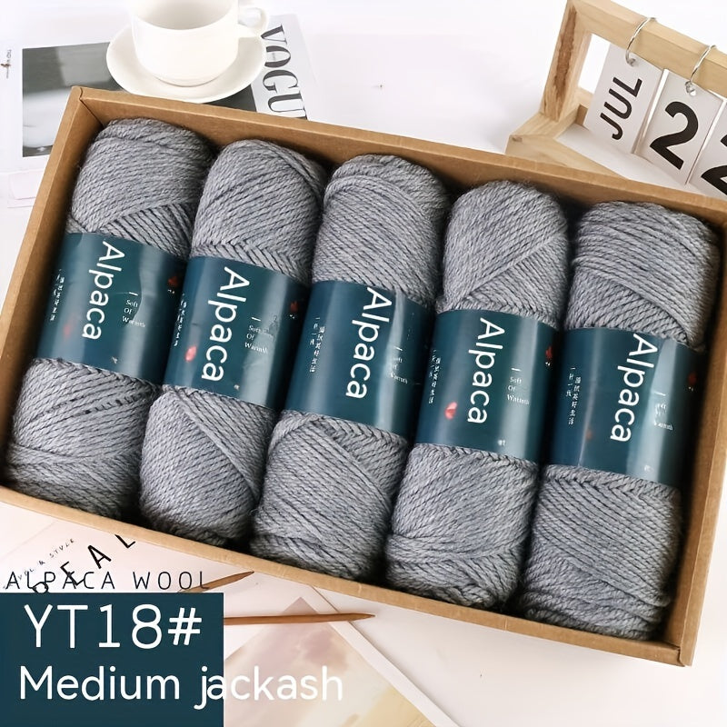 Alpaca Wool Yarn 95 Percent Alpaca 5 Percent Acrylic
