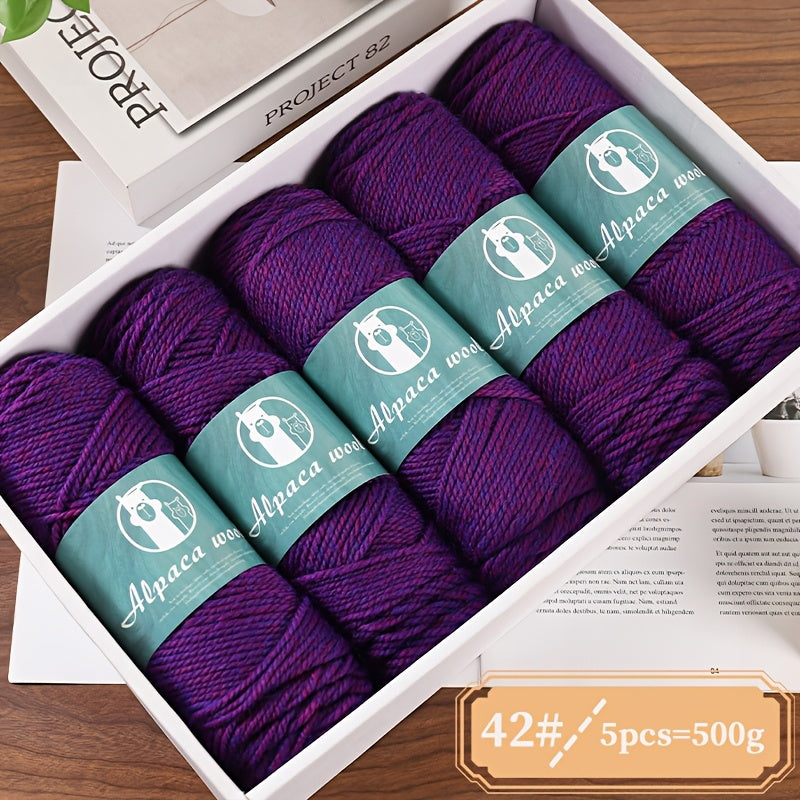 Charm Elves Alpaca Wool Yarn For Hand Knit Projects