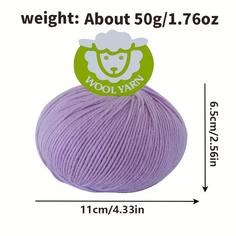 New Sheep Premium Wool Yarn 10 Balls 500g Knitting Kit