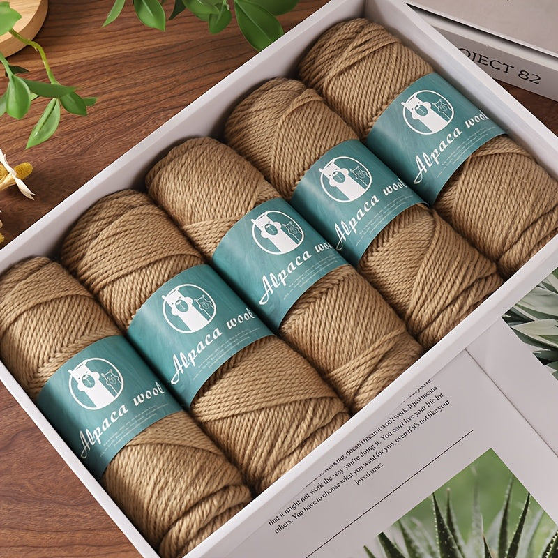 Charm Elves Alpaca Wool Yarn For Hand Knit Projects