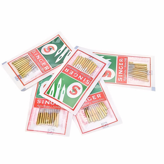 Singer Titanium Plated Sewing Machine Needles Pack Home Use