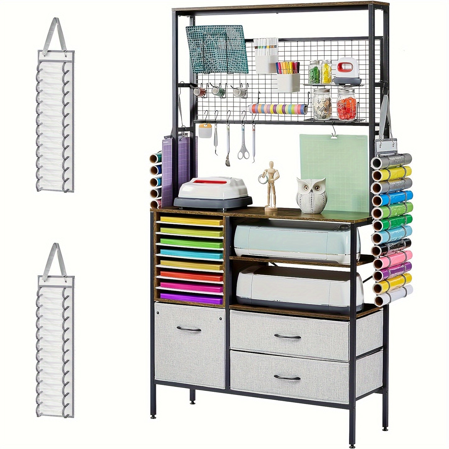 Craft Cabinet Organization And Storage For Craft Room