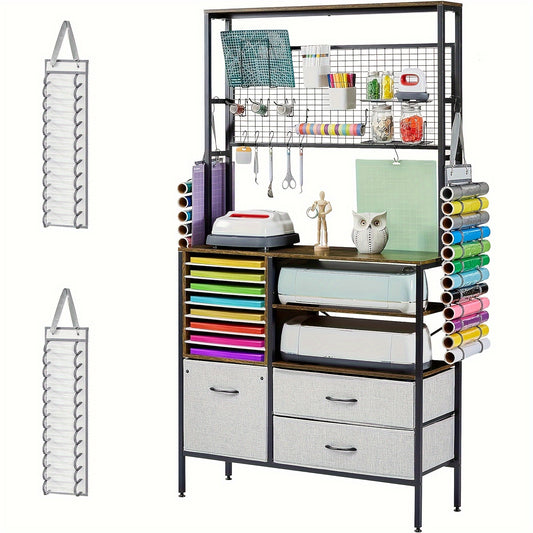 Craft Cabinet Organization And Storage For Craft Room