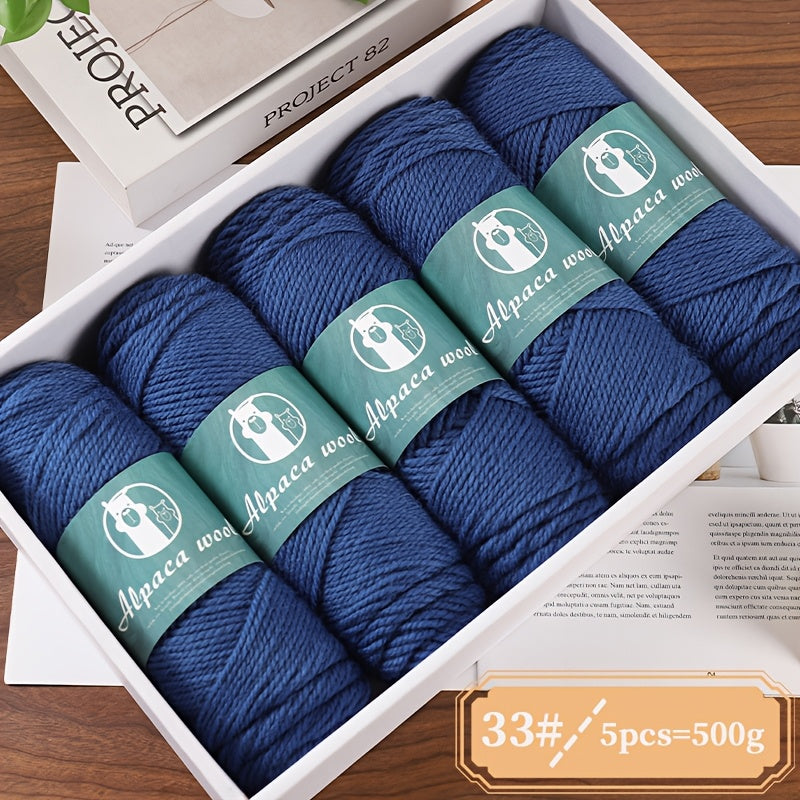 Charm Elves Alpaca Wool Yarn For Hand Knit Projects