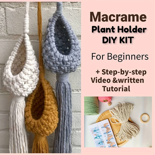 DIY Knitting Kit Complete Beginner Set With Step By Step