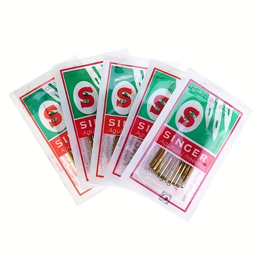 Singer Titanium Plated Sewing Machine Needles Pack Home Use