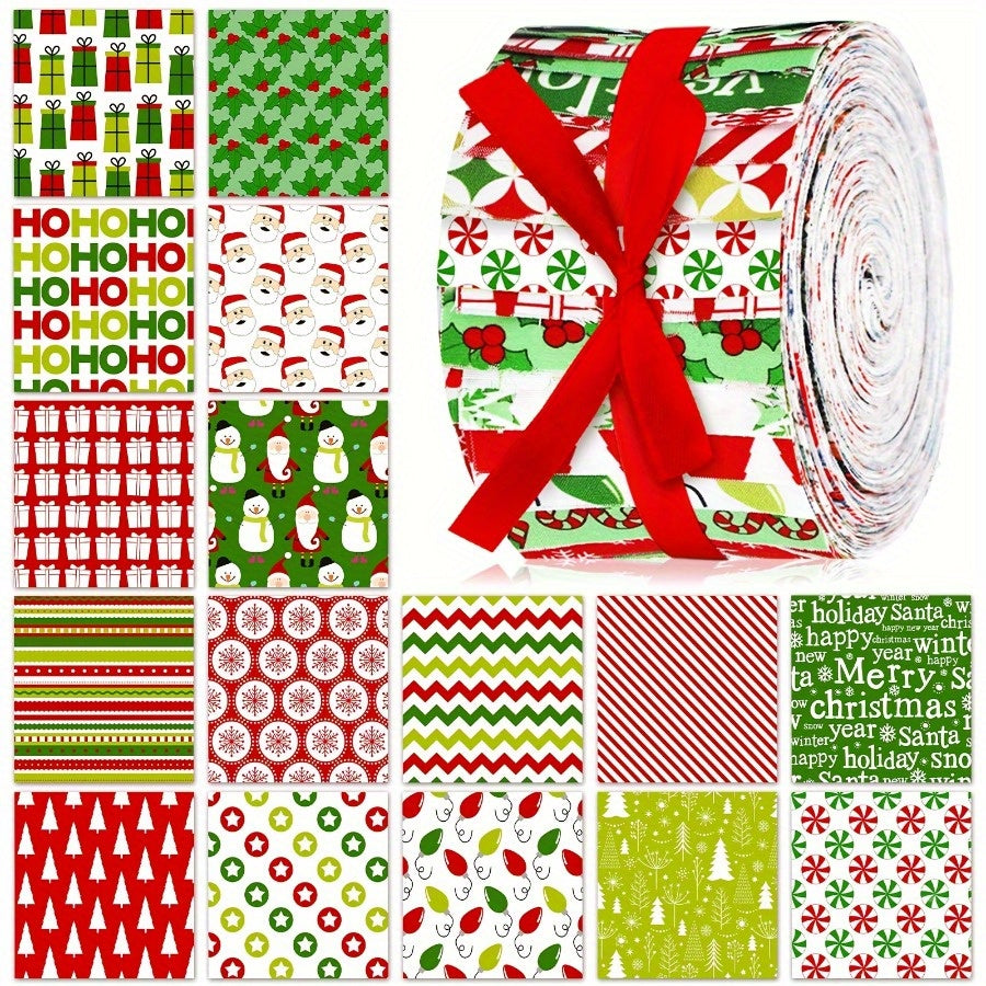 Vibrant Stitching Cloths 40 Pieces Pre Cut Squares
