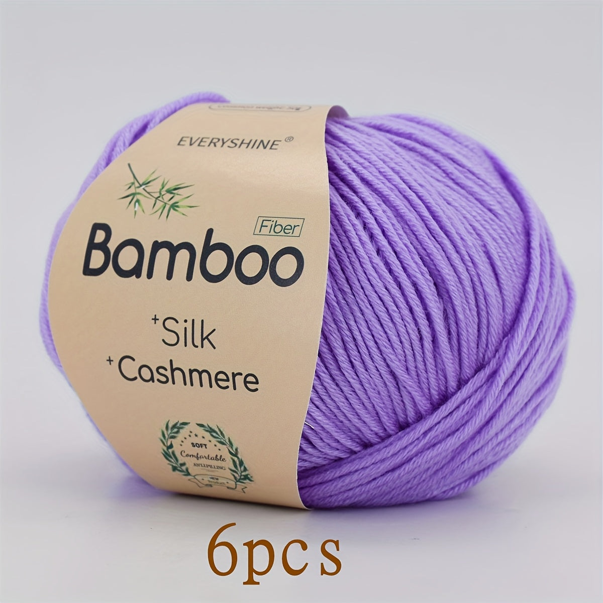 Bamboo Silk Blend Yarn Soft Breathable For Knitting