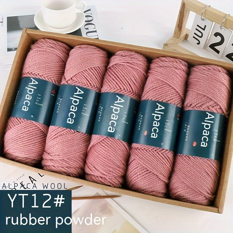 Alpaca Wool Yarn 95 Percent Alpaca 5 Percent Acrylic