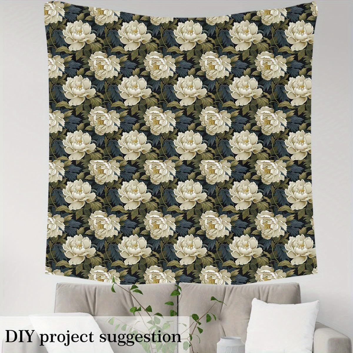 Erosebridal Florals Polyester Upholstery Fabric By The Yard