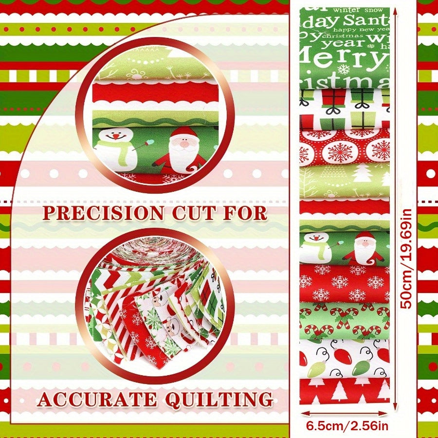 Vibrant Stitching Cloths 40 Pieces Pre Cut Squares