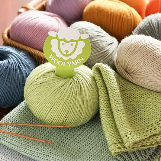 Premium Wool Yarn 10 Balls For Sweaters Cardigans Hats Knit