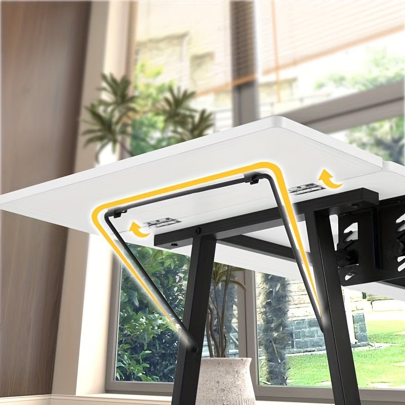 EROMMY Adjustable Folding Sewing Table With Side Pocket