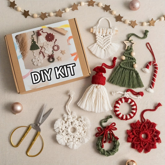 Macrame Gnome Ornaments Kit DIY Step By Step Guide