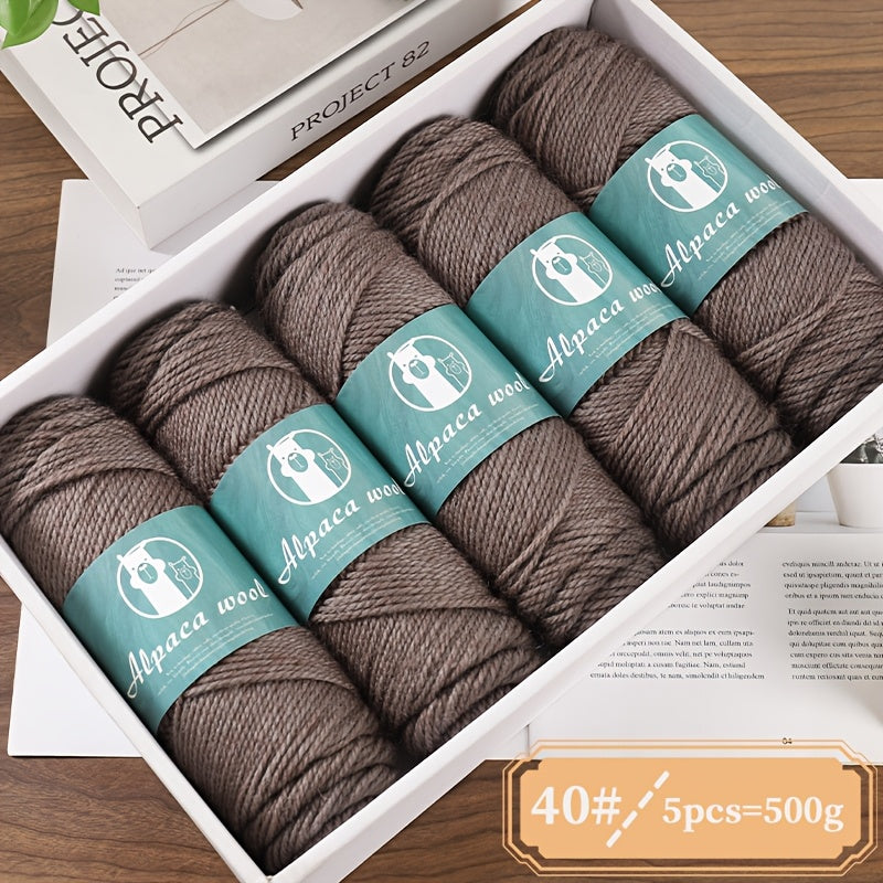 Charm Elves Alpaca Wool Yarn For Hand Knit Projects