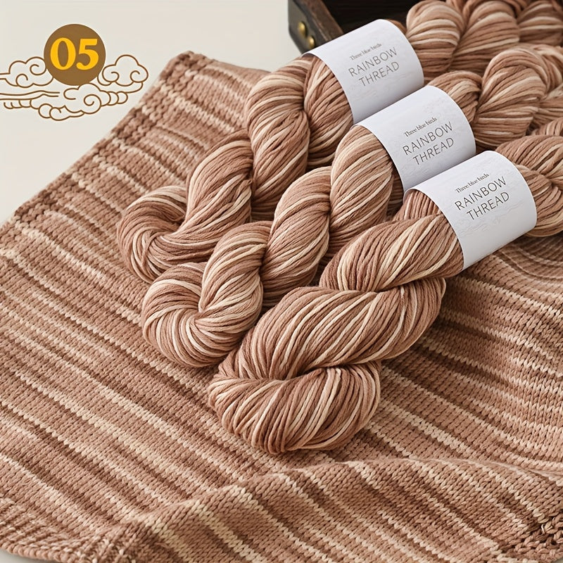 Gradient Silk Yarn Set Of 3 For Knitting Sweaters Shawls